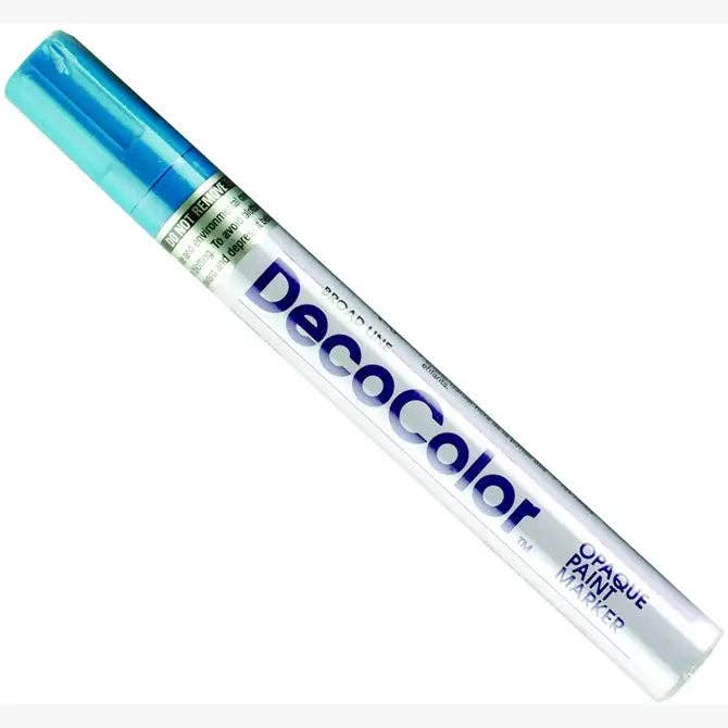 Light Blue Broad Tip Deco Pen for wholesale by Child To Cherish®
