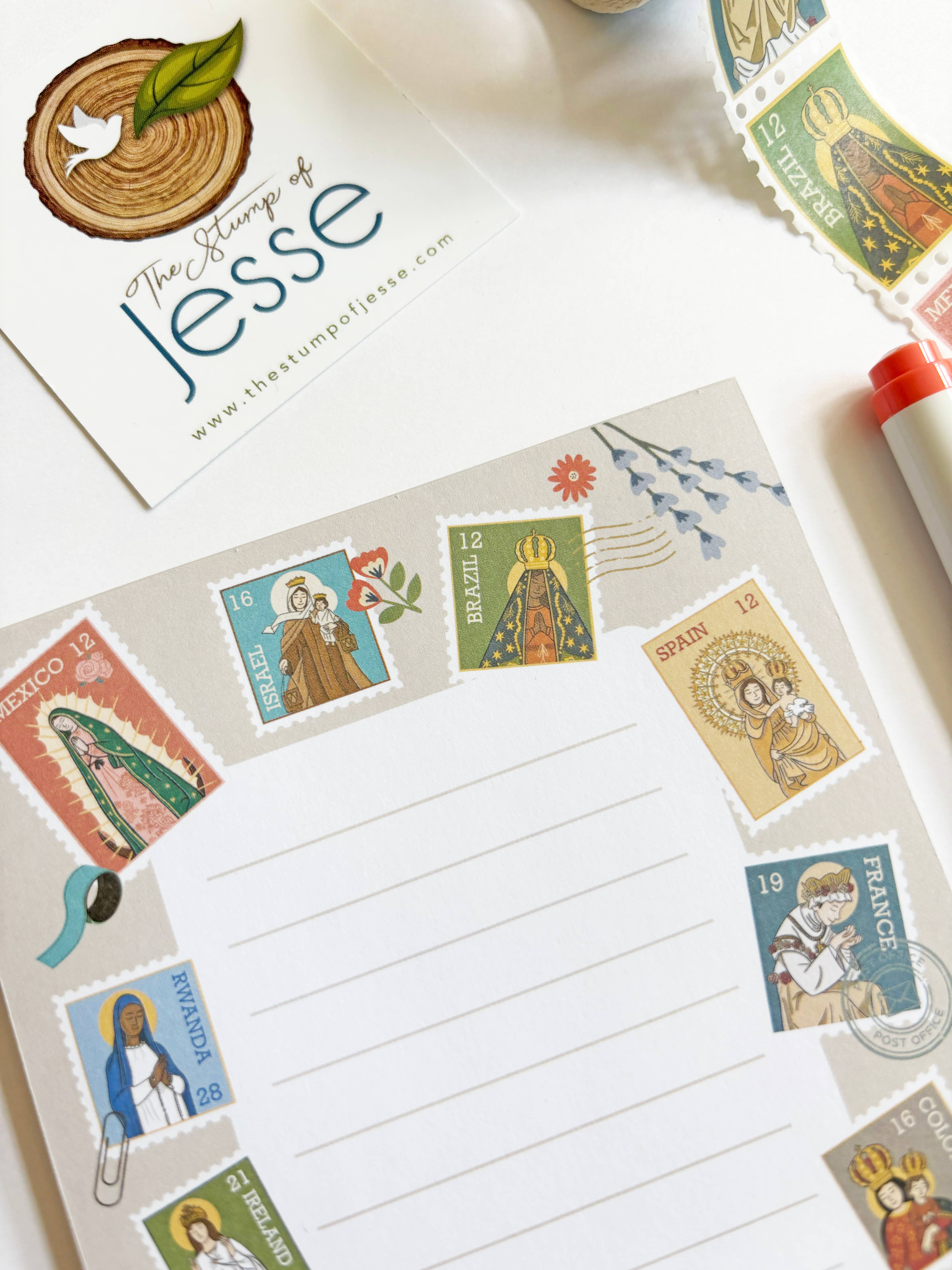 The Stump of Jesse - Wholesale Notepad - Ave Maria Post Notepad3