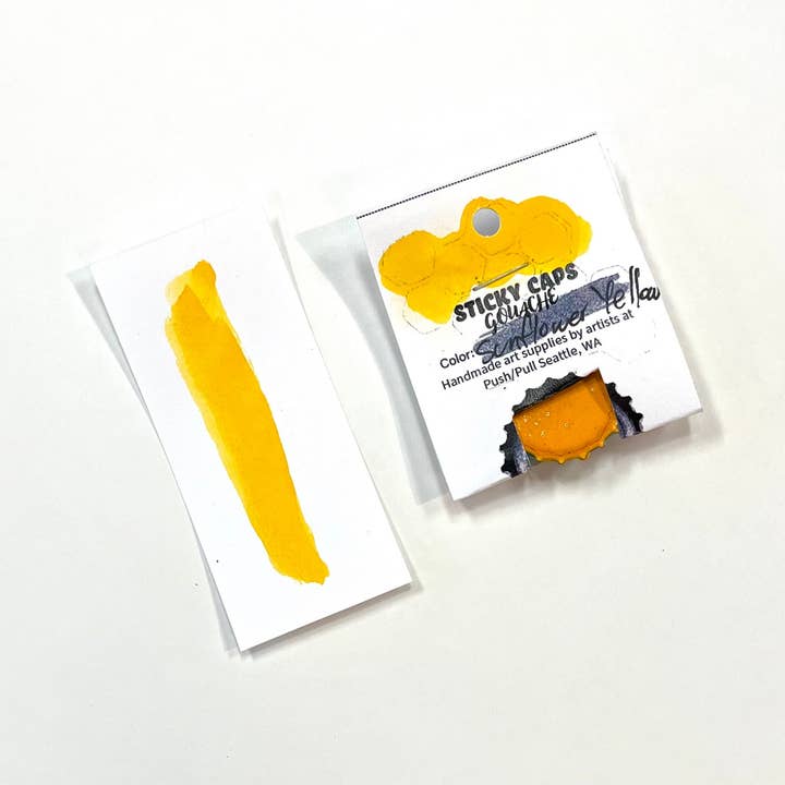 Gouache Sticky Cap - Sunflower Yellow for wholesale by Push/Pull
