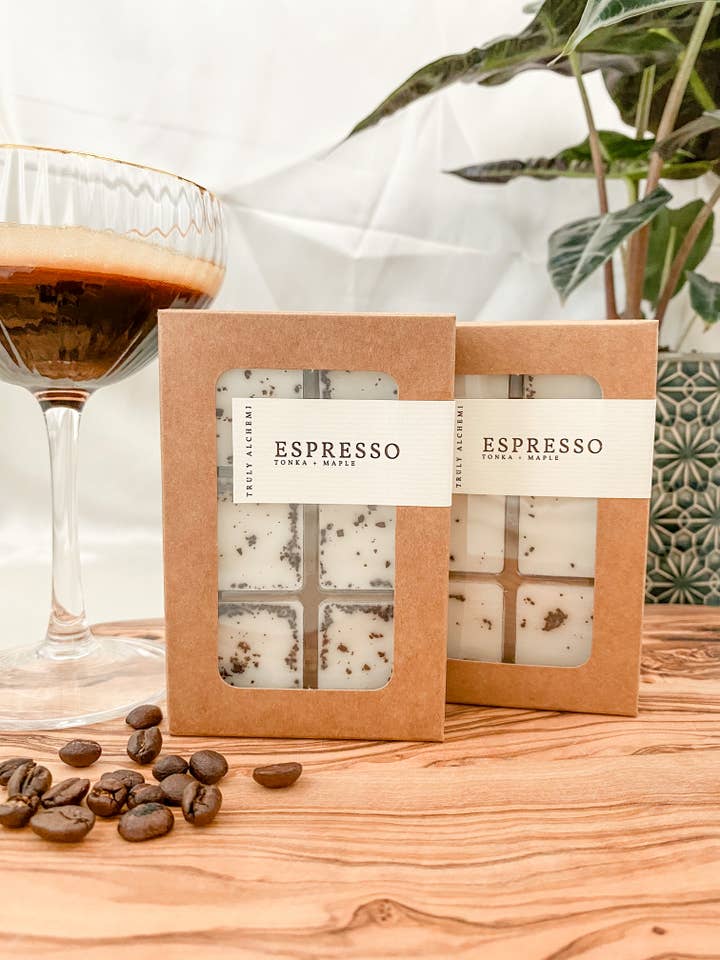 Espresso - Tonka & Maple Wax Melts {set Of 6} for wholesale by Truly Alchemi