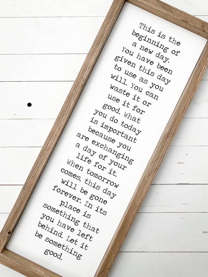 C'est le début d'une nouvelle journée pour la vente par Ashwood Designs