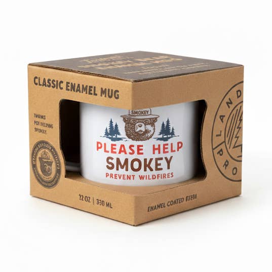 The Landmark Project - Wholesale Coffee Mug - Please Help Smokey Enamelware Mug