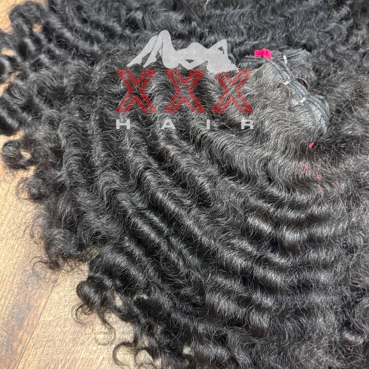 XXXHAIR LLC - Wholesale Hair Extensions - Raw Indian Kinky Curly Hair Bundle