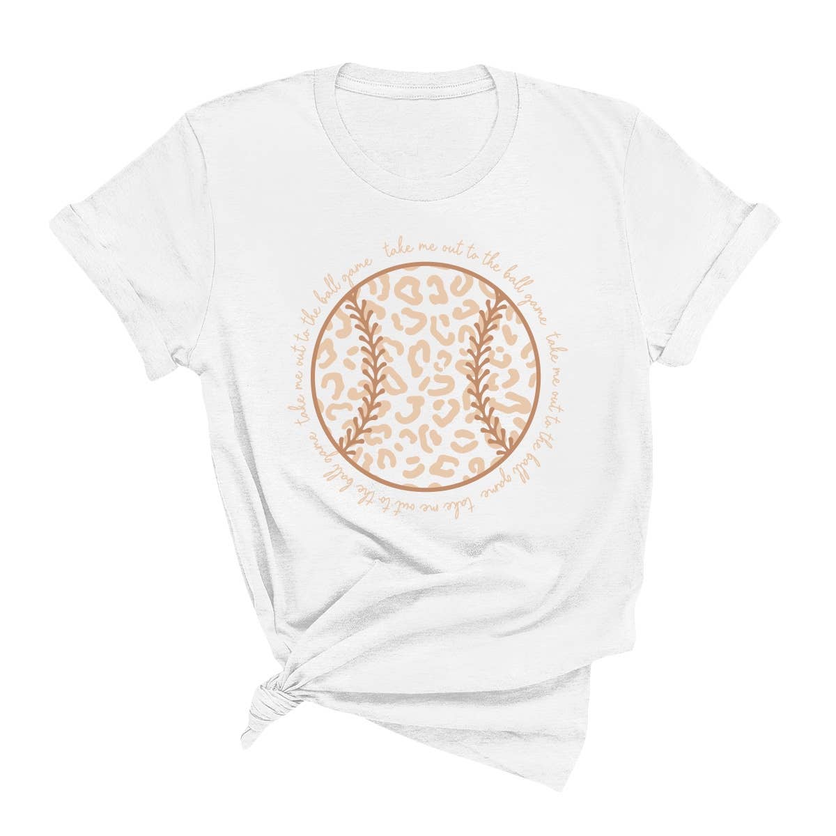 Viv&Lou – wholesale Screen printed t-shirt – Women′s – Ballgame Baseball T-Shirt0