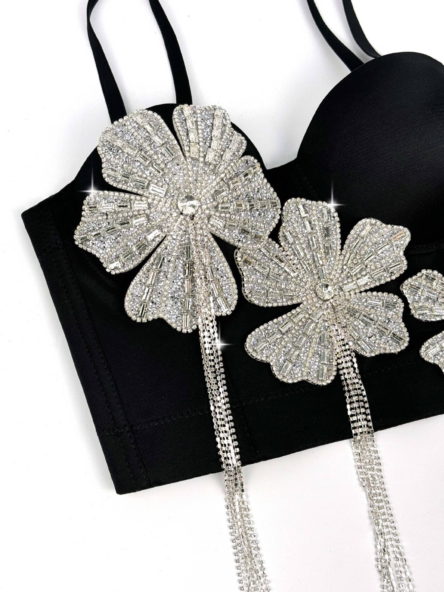 Productseeker - Wholesale Corset - Women's - VE18YDiamond Flower Herringbone Corset Bra – Seductive Charm4