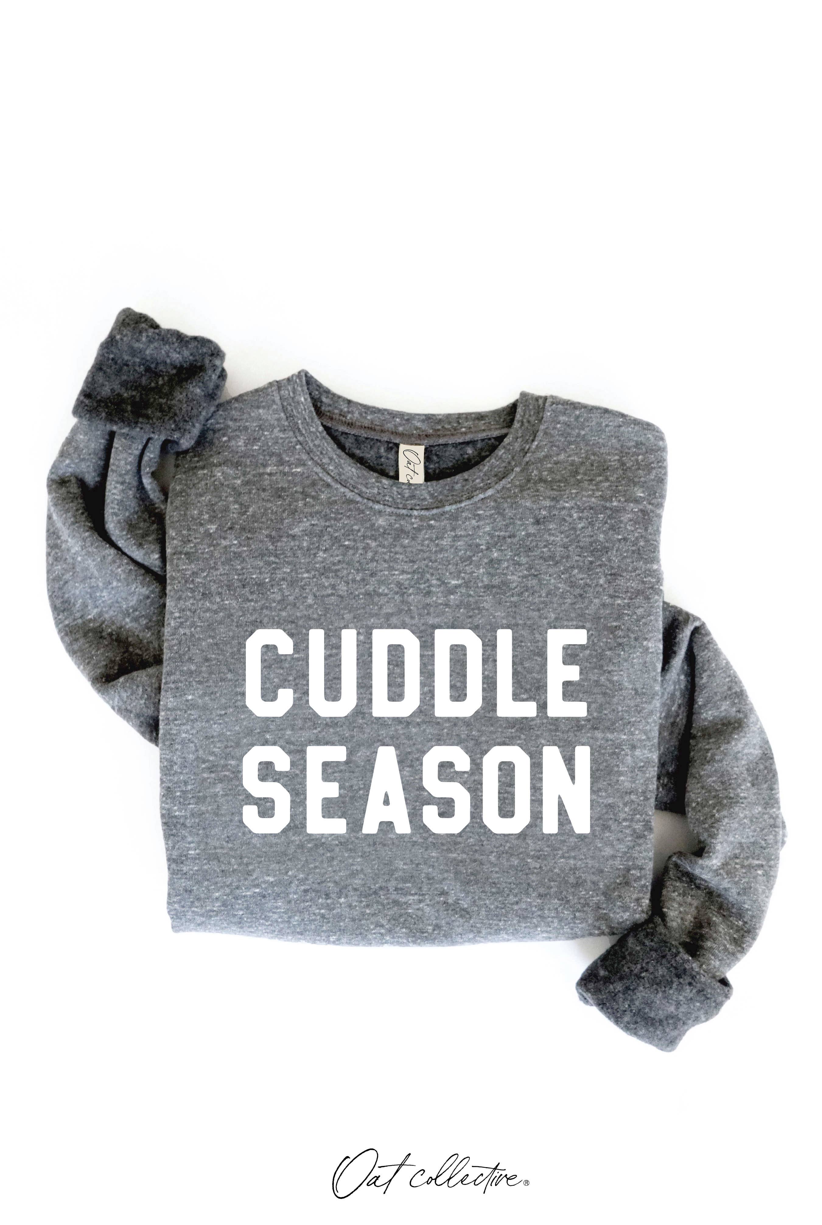 OAT COLLECTIVE - Wholesale Graphic Sweatshirt - Women's - CUDDLE SEASON Graphic Sweatshirt 8