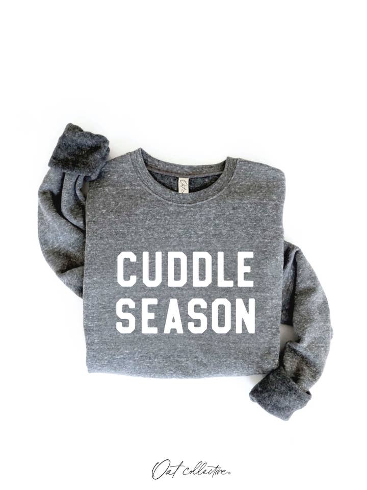 OAT COLLECTIVE - Wholesale Graphic Sweatshirt - Women's - CUDDLE SEASON Graphic Sweatshirt 8
