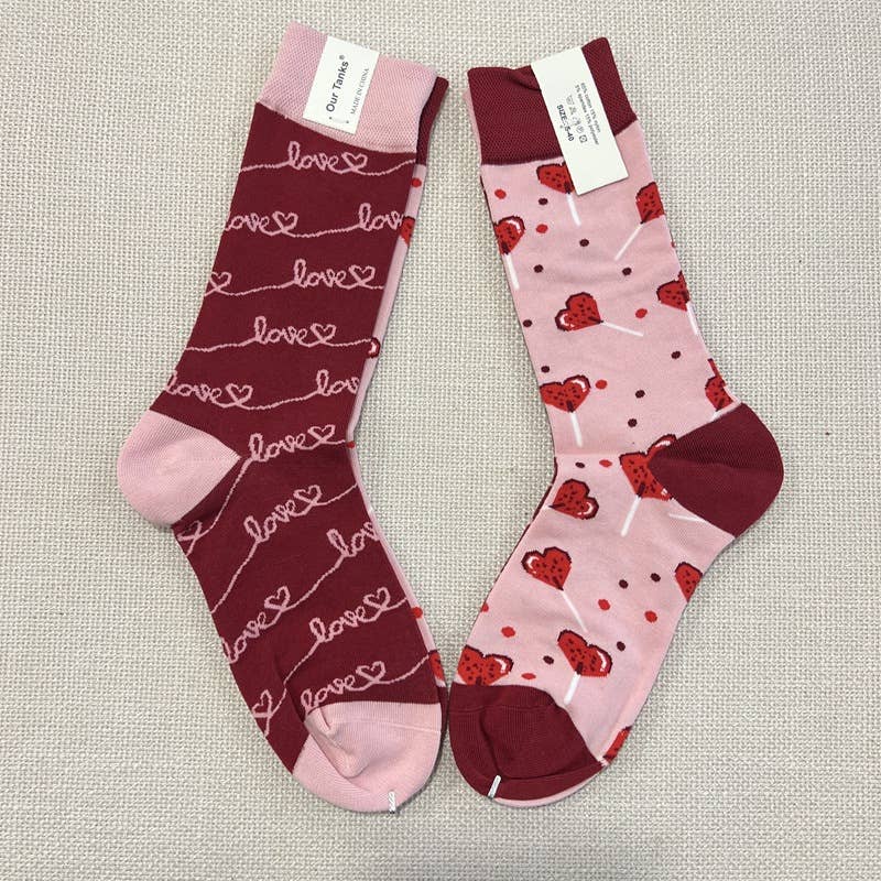 Tourtiwi - Wholesale Socks - Women's - AB Version Cartoon Animal & Fruit Pattern Crew Socks22