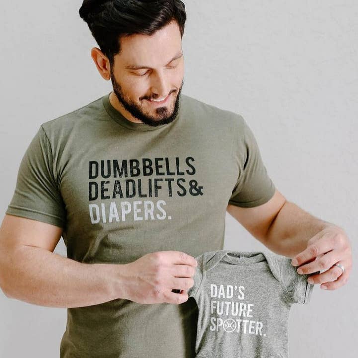 Military Green Triple D T-Shirt for wholesale by Dadbod Apparel