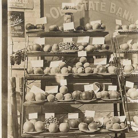 Impresión artística AA-188 Exhibición de frutas para venta al por mayor de Found Image Press