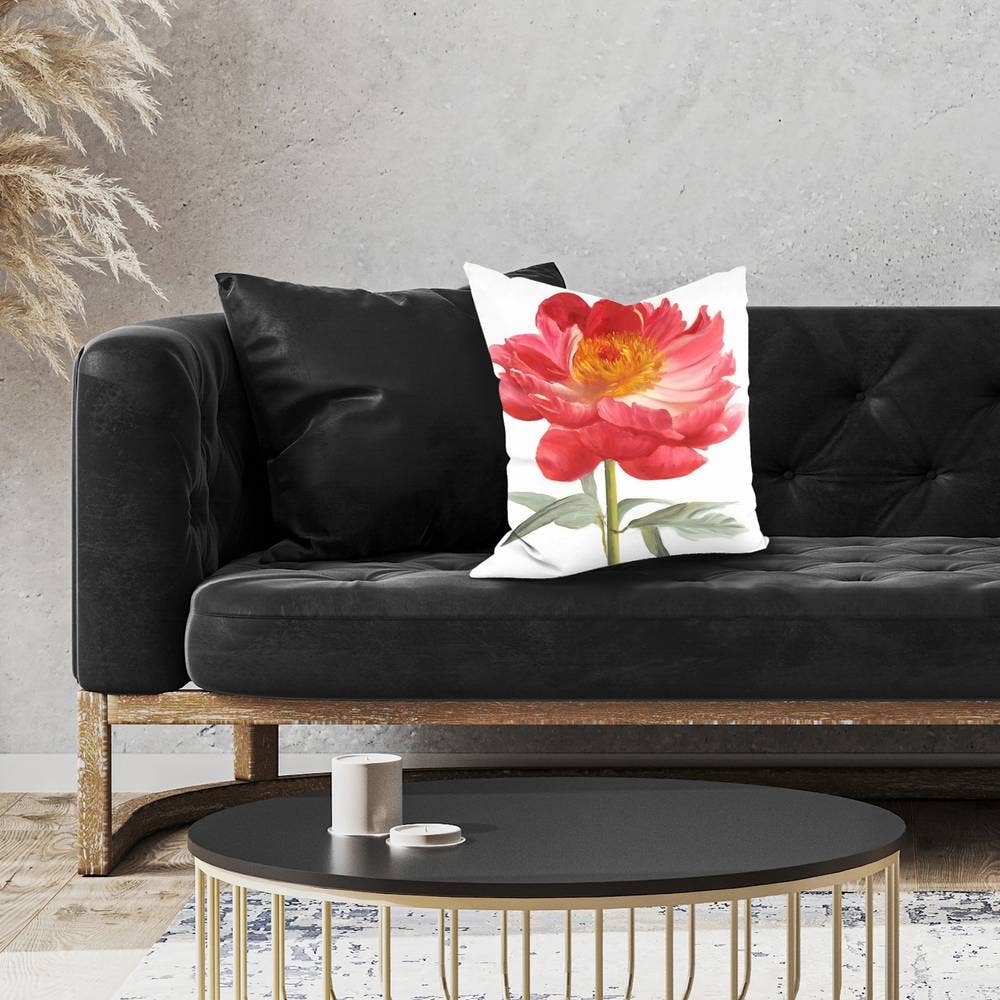 Peonia rosa  Cuscino interno 18 «x 18 all'ingrosso per il tuo negozio -  Faire Italia