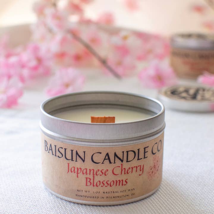 Japanese Cherry Blossoms- Scented Candle for wholesale by Baisun Candle Co.