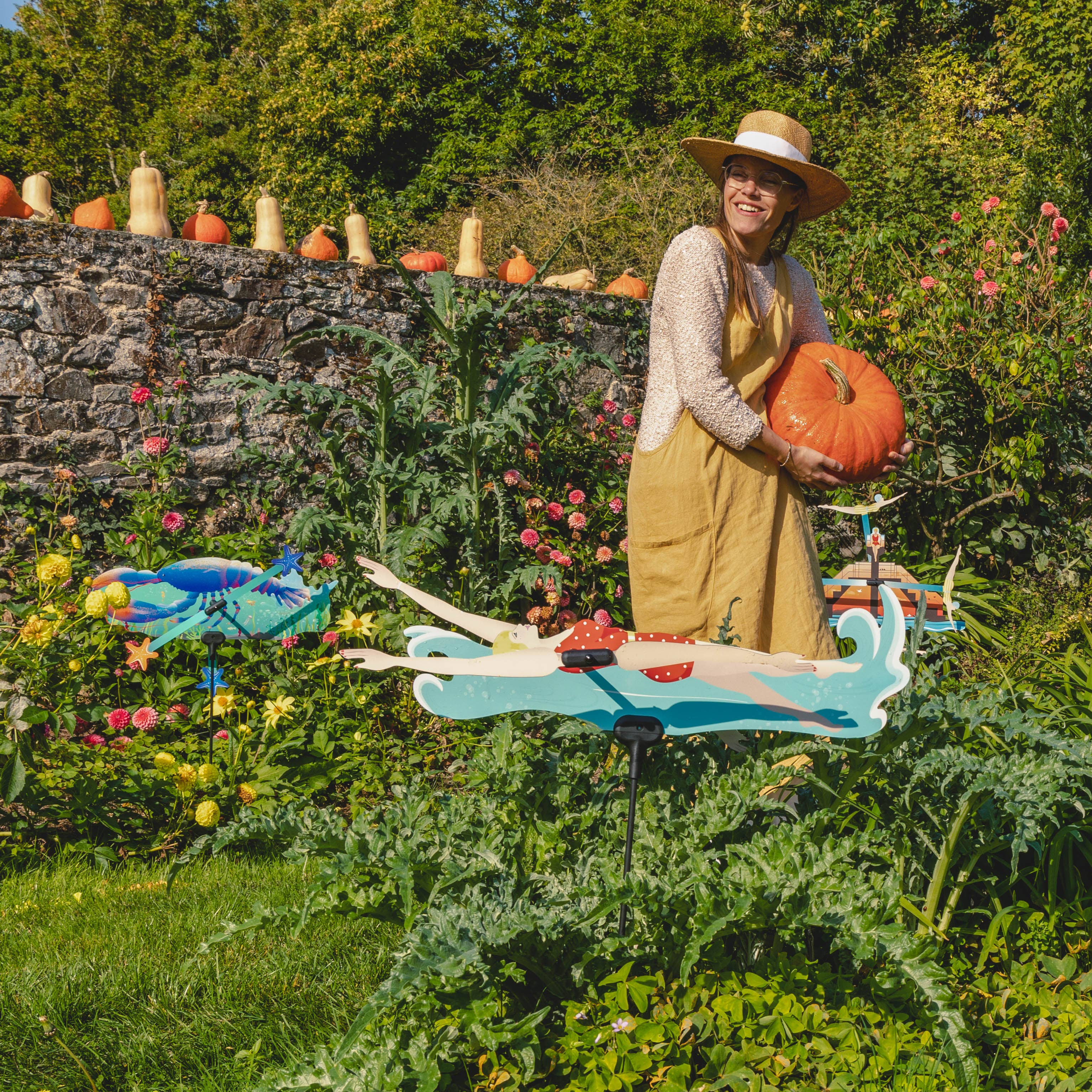 Les Ritournailes – Großhandel Gartendeko/-schmuck – Wetterfahne Mado Crolé8