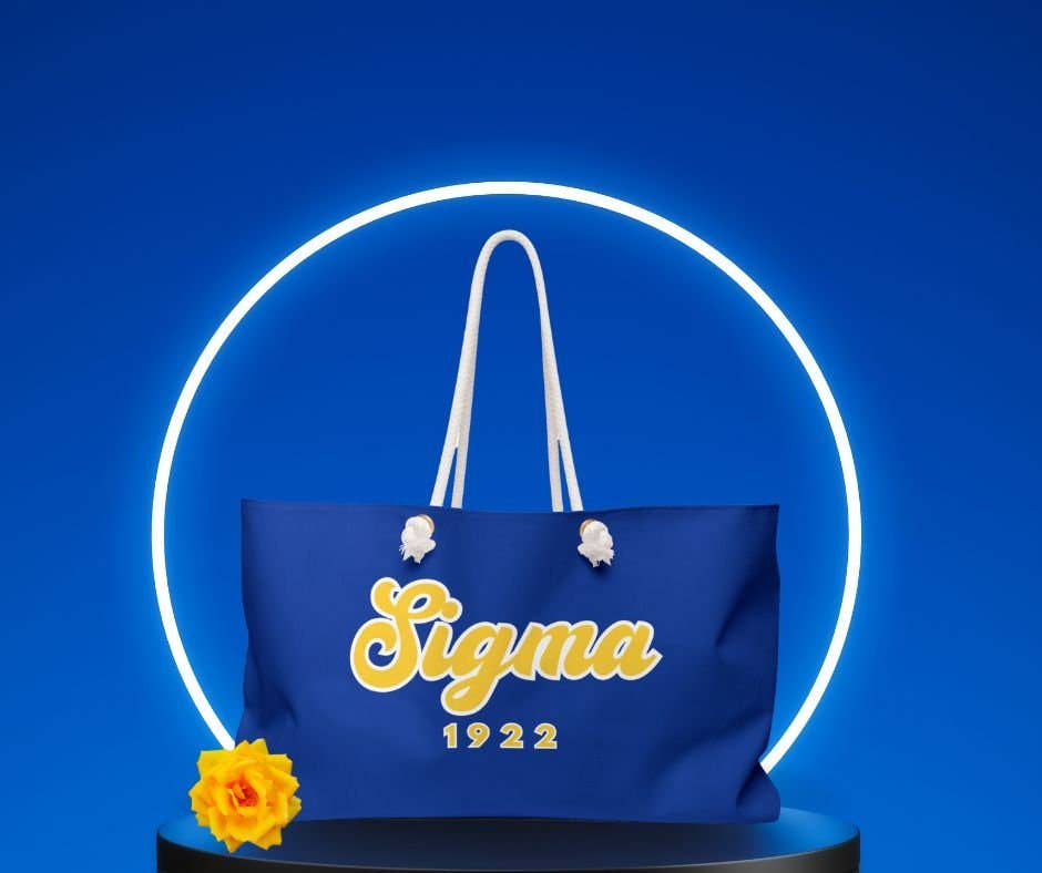 OFC Tees & Gifts - Wholesale Weekender Bag - Women's - Sigma Gamma Rho Sorority Inspired Custom Weekender Bag1
