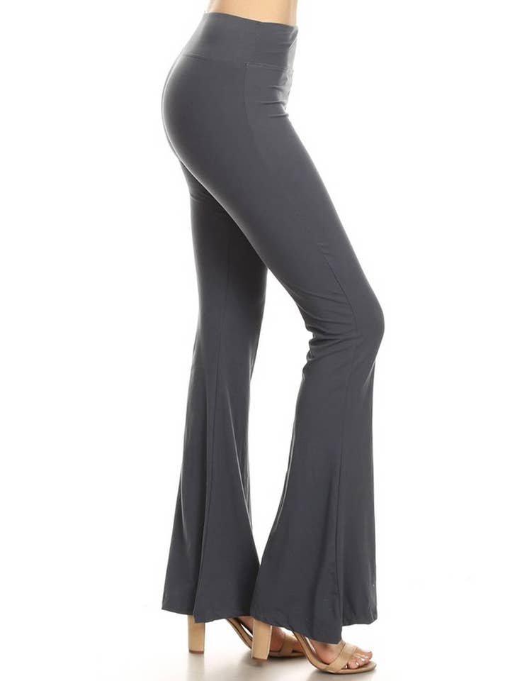 Leggings Depot - Wholesale Pants - Women's - Buttery Soft High Waist Solid Palazzo Pants4