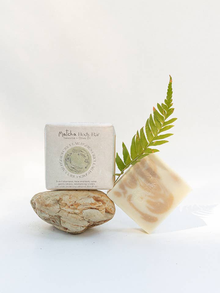 Matcha Body Bar - Unscented for wholesale by Circular Bodies