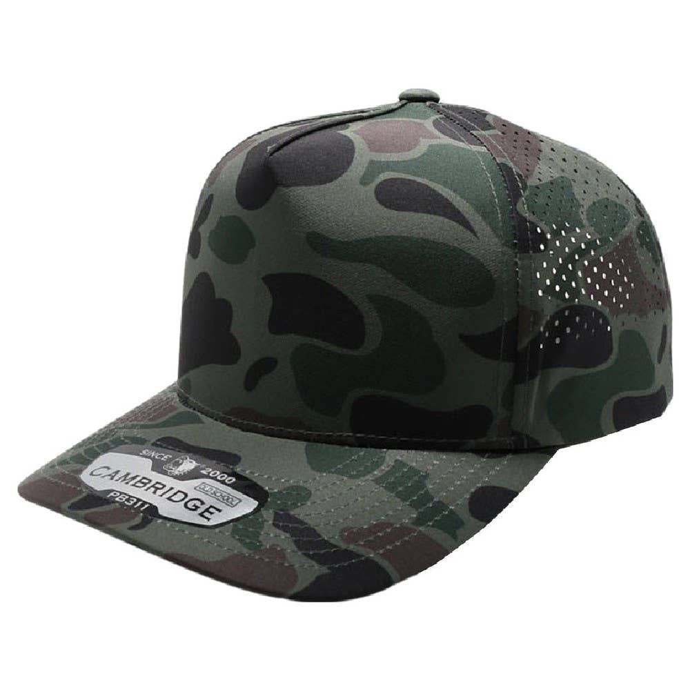 DOBBI - Vente Casquette de camionneur – unisexe - Camo perforé à l'ancienne5