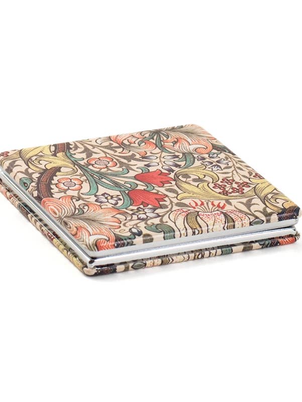 Golden Lily Travel Mirror for wholesale by Value Arts