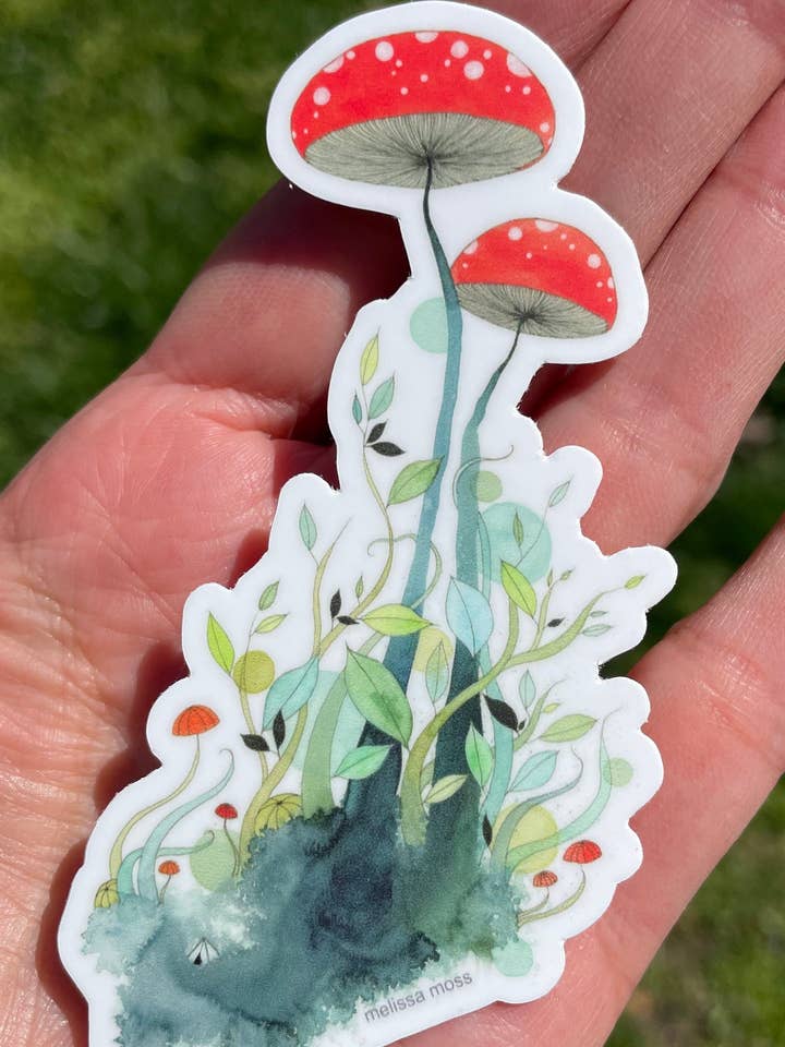 What a Long Strange Trip It's Been - Sticker for wholesale by Melissa Moss Art