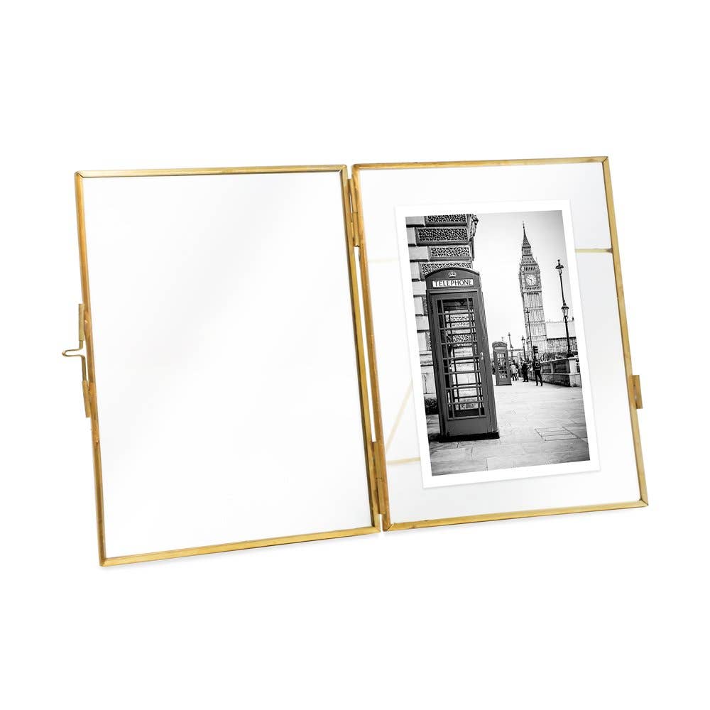 Isaac Jacobs International - Wholesale Picture Frame - Isaac Jacobs Metal Floating Picture Frame w/ Locket Closure48