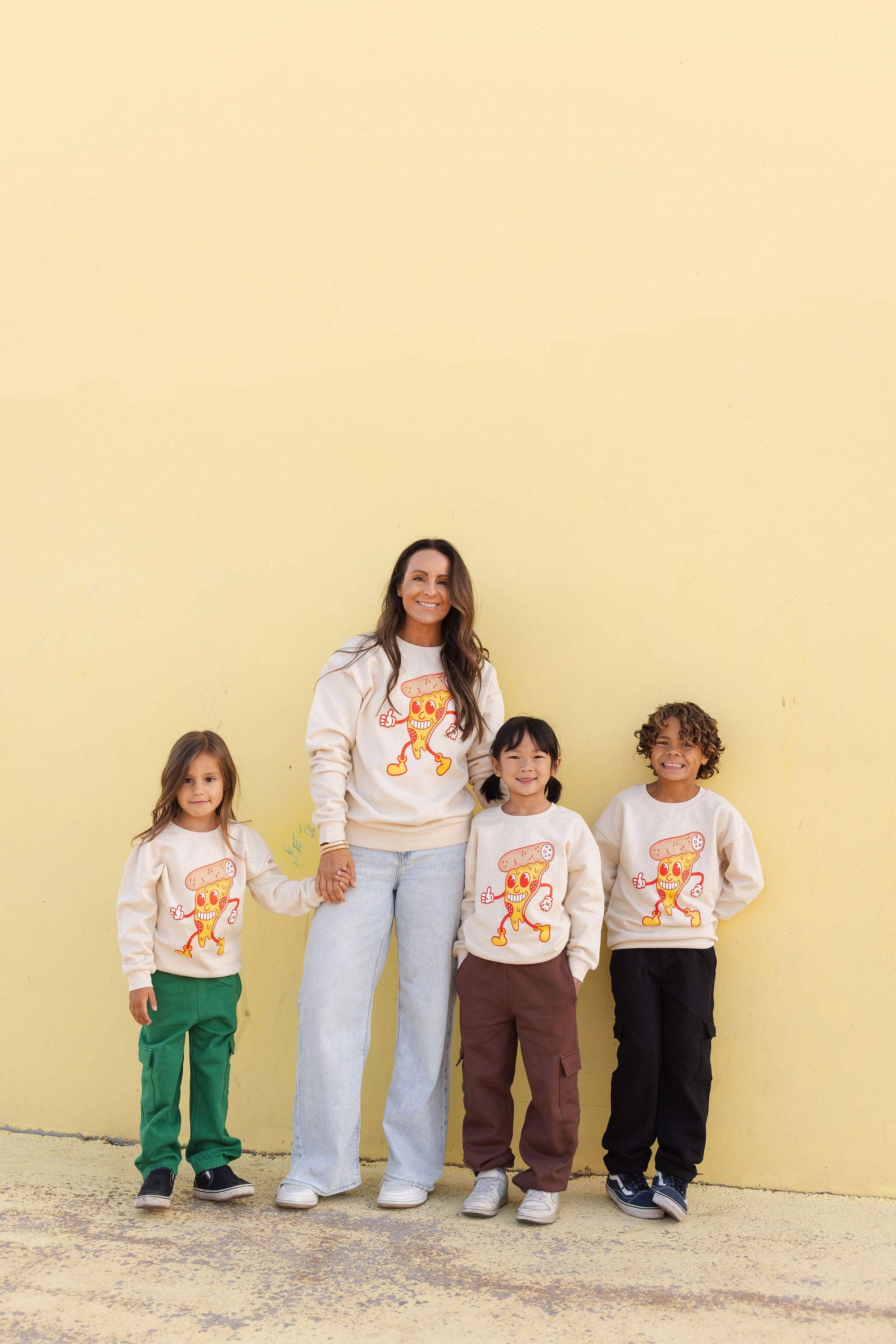 Whistle & Flute Clothing - Vente Sweat-shirt – enfant - Sweatshirt Pizza Rétro4