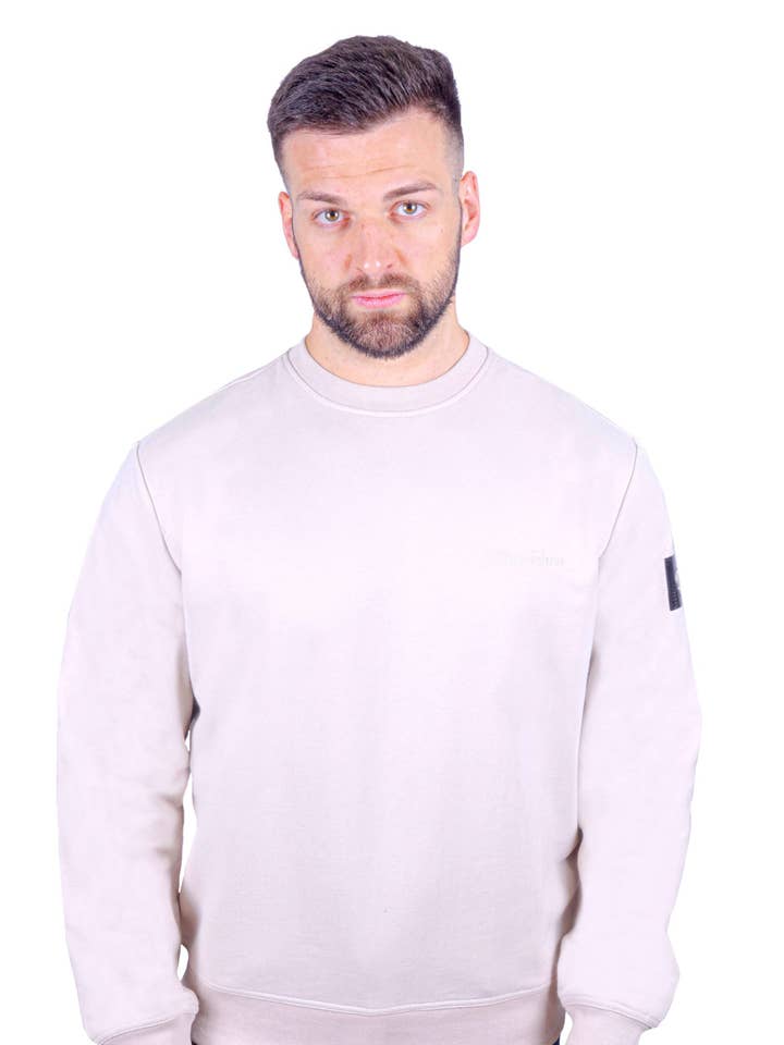 Marco Sweatshirt Stone for wholesale by Antonio Falcone