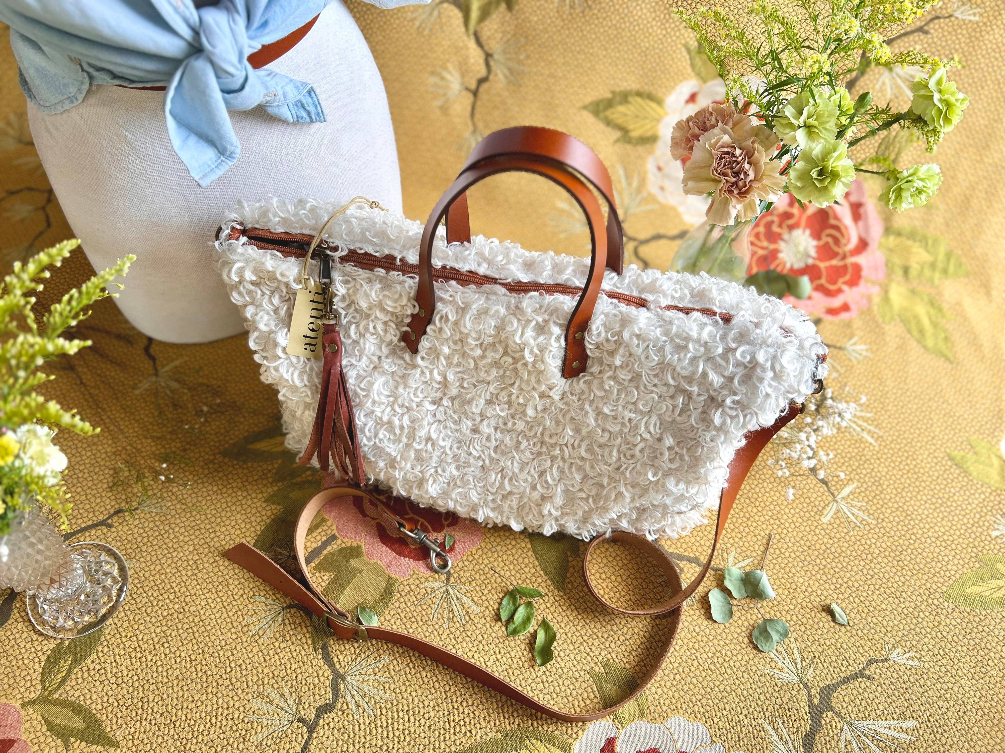 Atenti – wholesale Tote bag – Women's – USA Handcrafted Carryall Tote Bag: Curly Cute Buddy Bag8