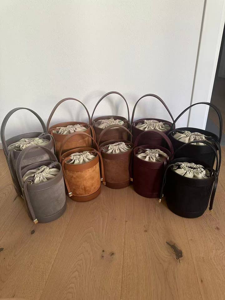 HELENA- suede bucket per la vendita all'ingrosso da parte di Zhade