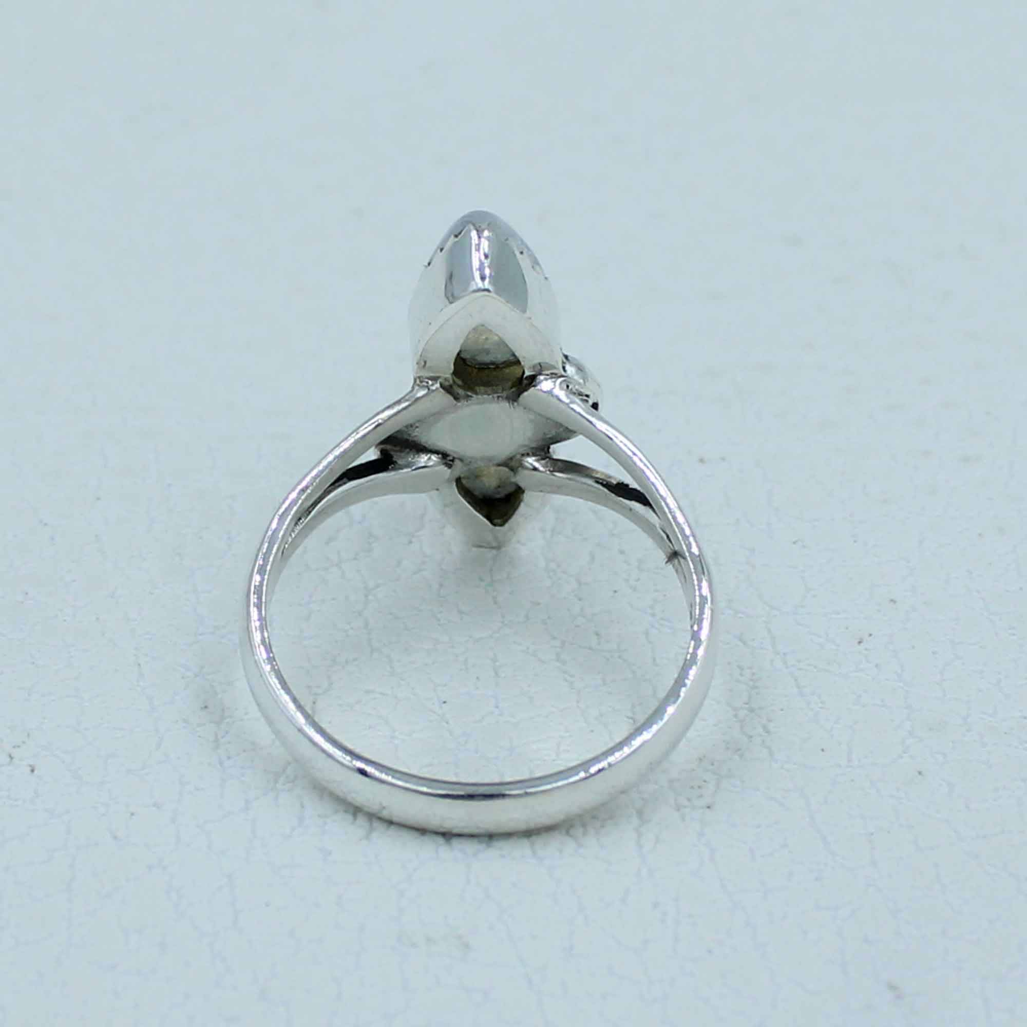 Silvex Jewelry – Engroshandel Statementring – Smuk Rainbow Moonstone Cabochon Ring4