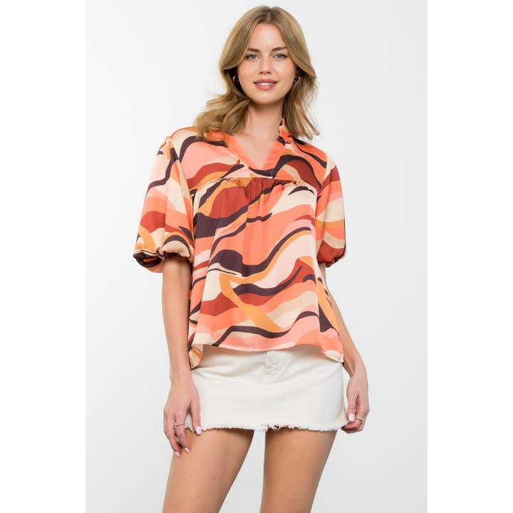 Print Top for wholesale by THML