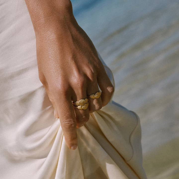 Agapée Jewelry - Wholesale Band/Stacked Ring - Almé Ring | Jewelry Gold Gift Waterproof