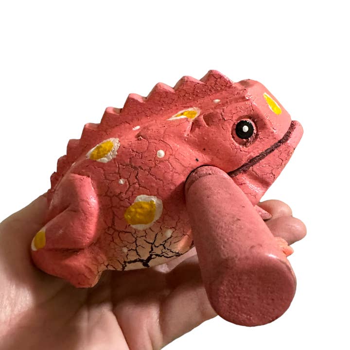 Music Frog Co - Vente Jouet musical – enfant et bébé - Instrument de percussion Peach Frog 4 po1