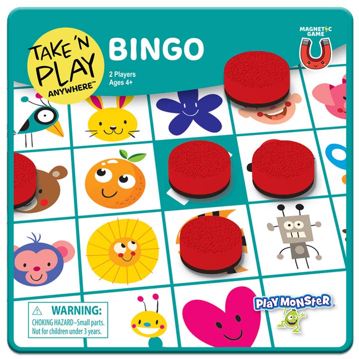 Play Monster - Wholesale Magnet Board - Take N Play Anywhere Bingo - Magnetic Game