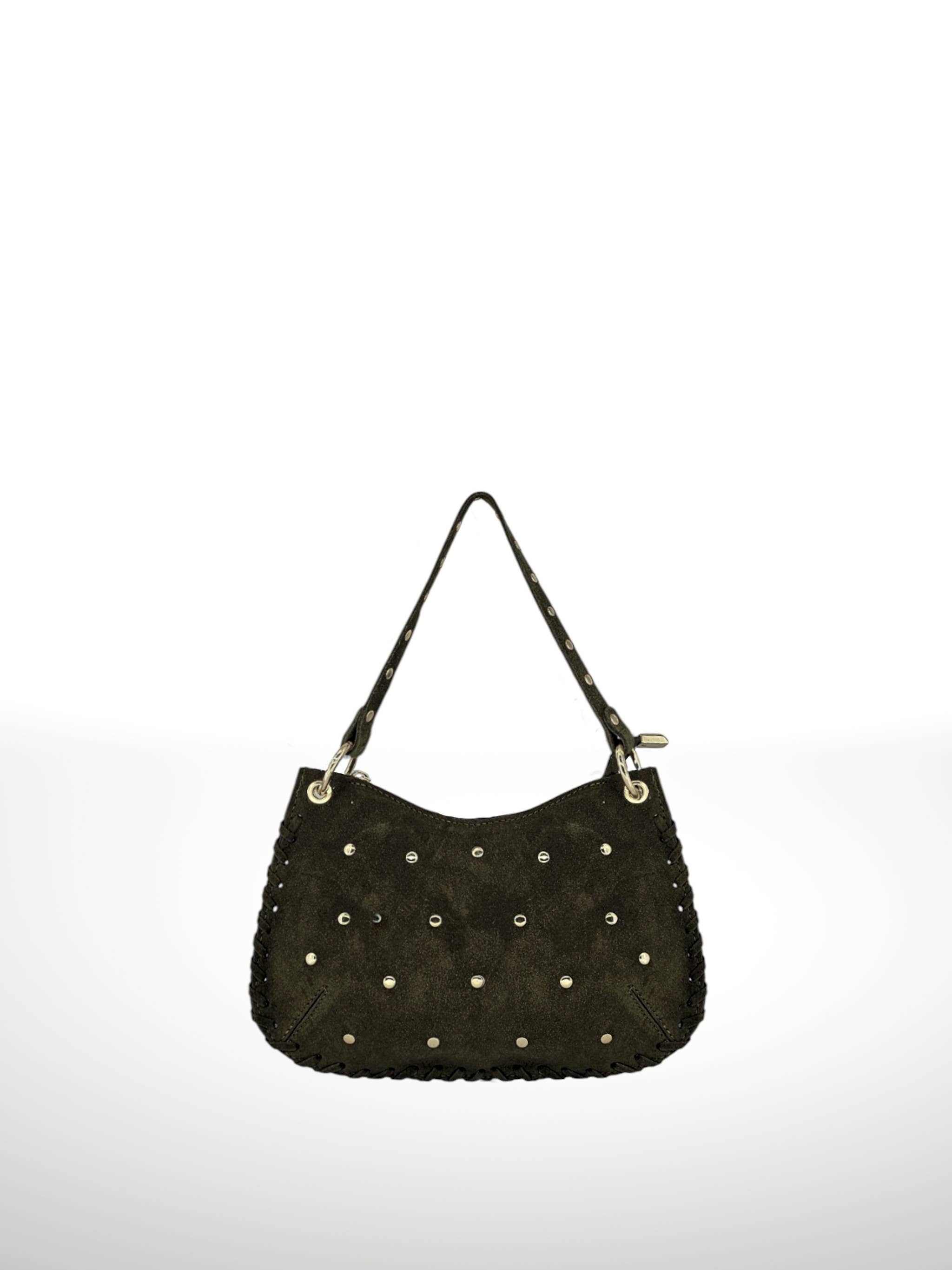 ITALIAN'S LEATHER - Wholesale Shoulder Bag - Women's - Olivia Suede Leather Bag 25101314