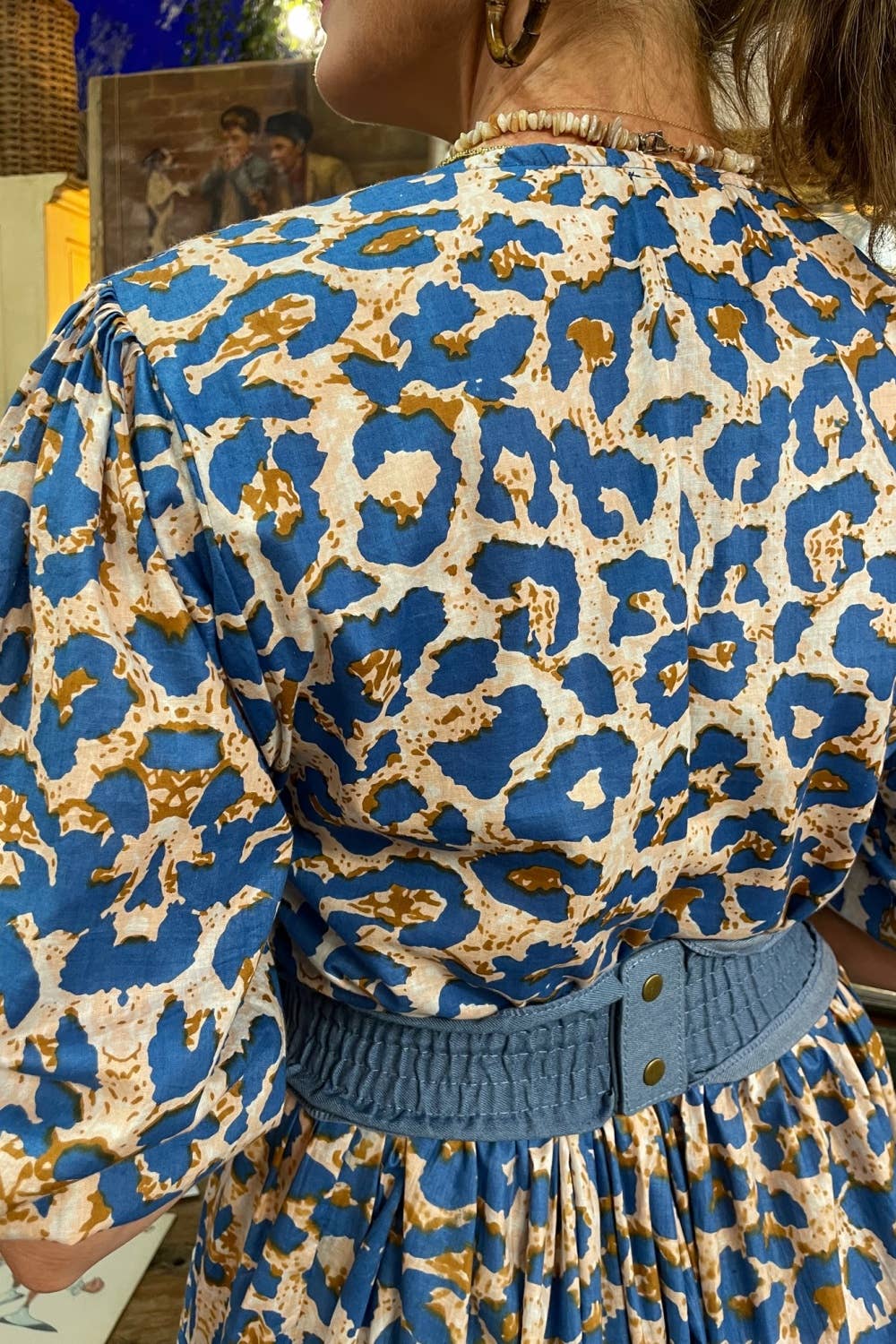 Roselle - Wholesale Dress – Women's - ROSELLE HALCYON DRESS BLUE LEO13