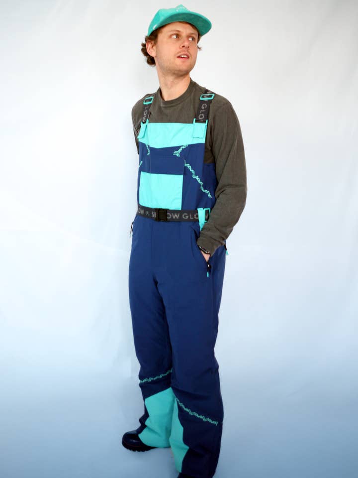 FREE RIDER MENS SKI BIB - Ripper for wholesale by Snow Glow Ski