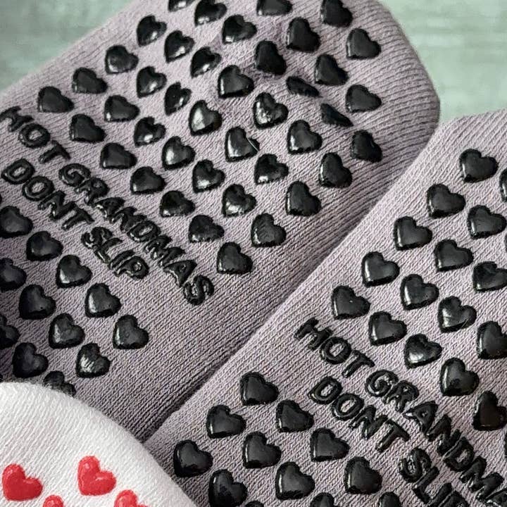 Pilabarre - Vendita all'ingrosso Calzini - Donna - Nonne Calde Non Scivolano Calzino Basso - Grigio/Nero