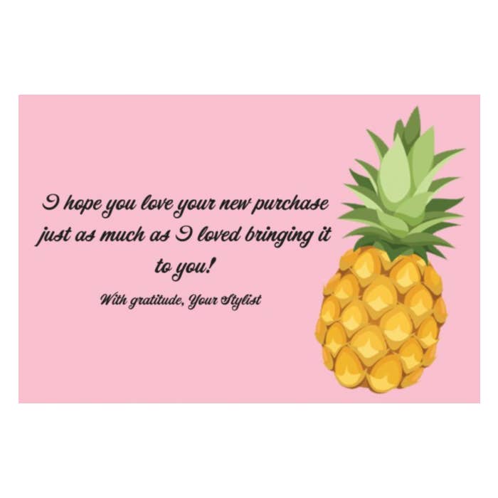 Eleven Fashion - Wholesale Gift bag set/pack - 6x9 Pineapple Perfect Package Kit3