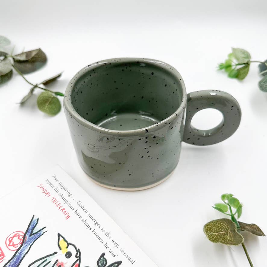 Chow's Stories - Wholesale Coffee Mug - Speckled pastel ceramic mug, Speckle handmade mug9