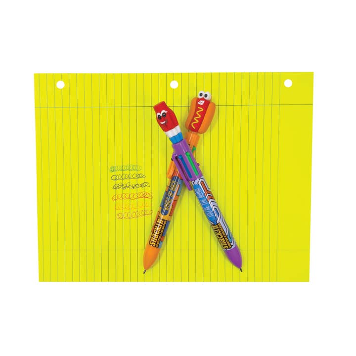 Geddes - Wholesale Pen - SNACKIN SCENTED 6 COLOR PEN 12/DSP1