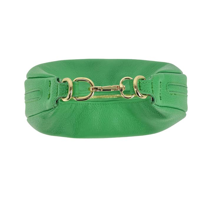Florence Leather - Wholesale Shoulder Bag - Women's - Crescent-shaped leather shoulder bag