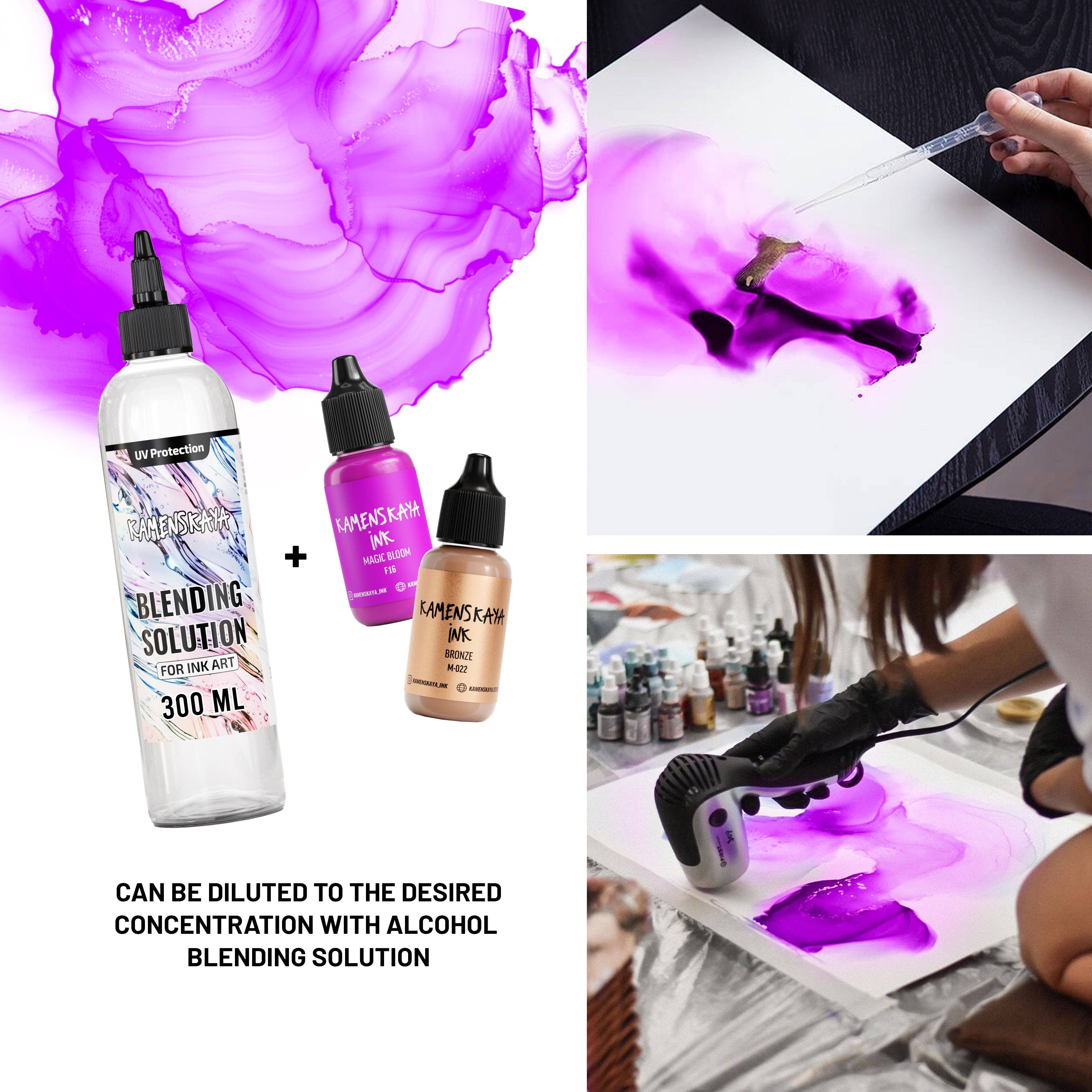 KAMENSKAYA – material para artesanato por atacado – Tinta de Álcool Neon F-15 "Beijo Doce"6