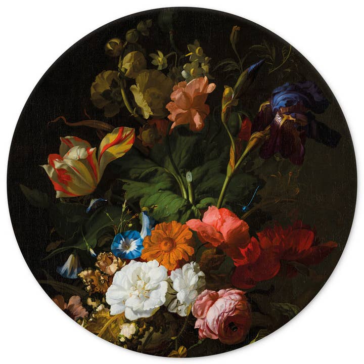 Wallcircle Blumenstillleben Rachel Ruysch für den Großhandel von Wanderschoon