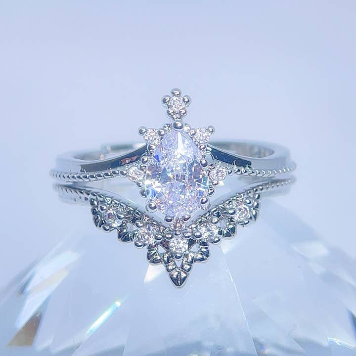 Set di Anelli Impilabili Principessa per la vendita all'ingrosso da parte di Holicca