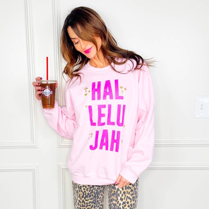 Sweat Hallelujah pour la vente par Poppy & Pine