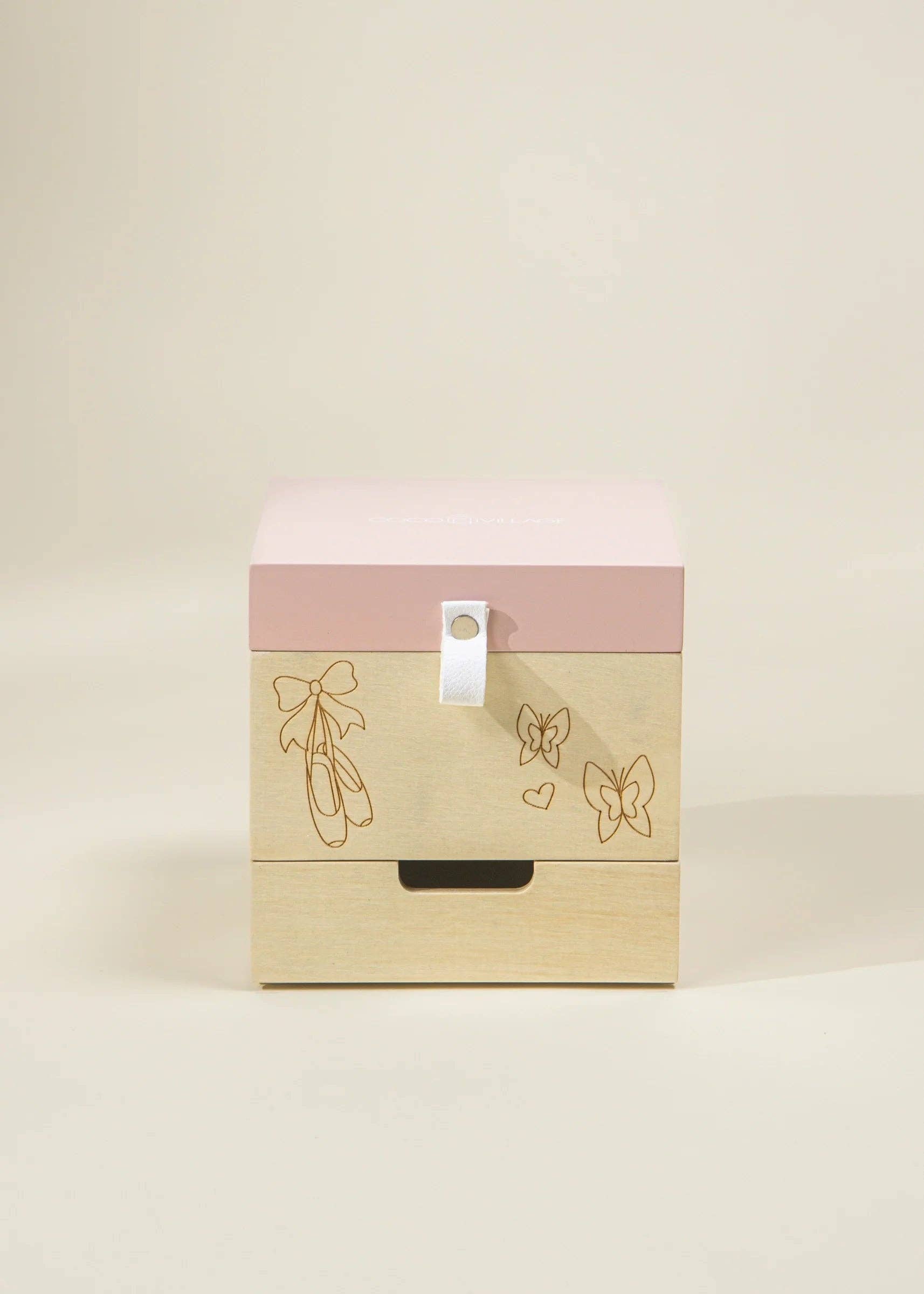 Coco Village – wholesale Music box – Child & baby – Wooden Musical Souvenir Box - Ballerina1