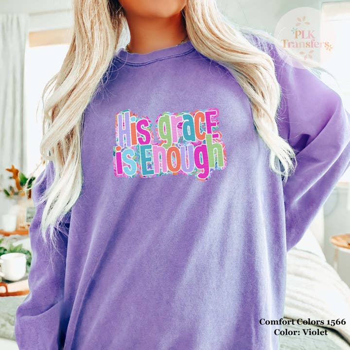 Hans nåd räcker | DTF Print - COOL PEEL | för wholesale av PLK Transfers