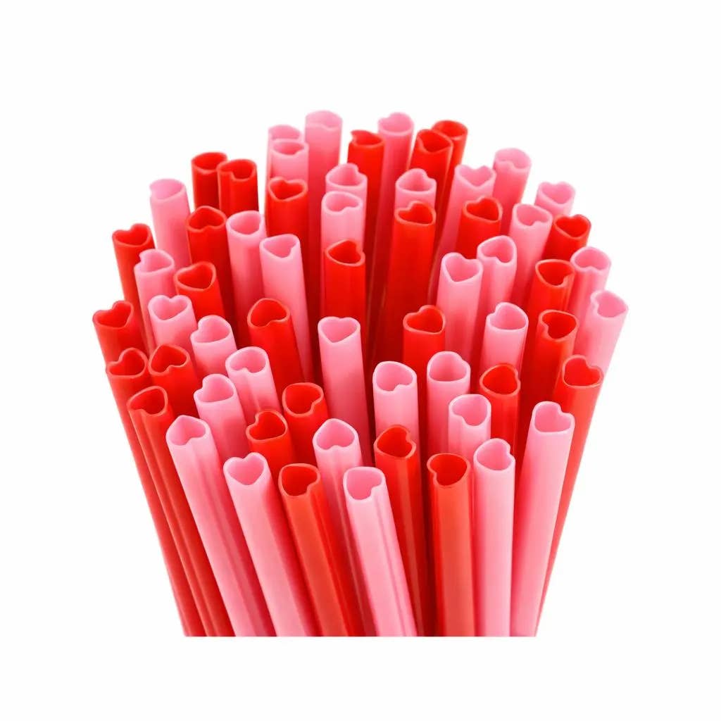Glitter Party Co – wholesale Sugrör – Hjärtformade sugrör