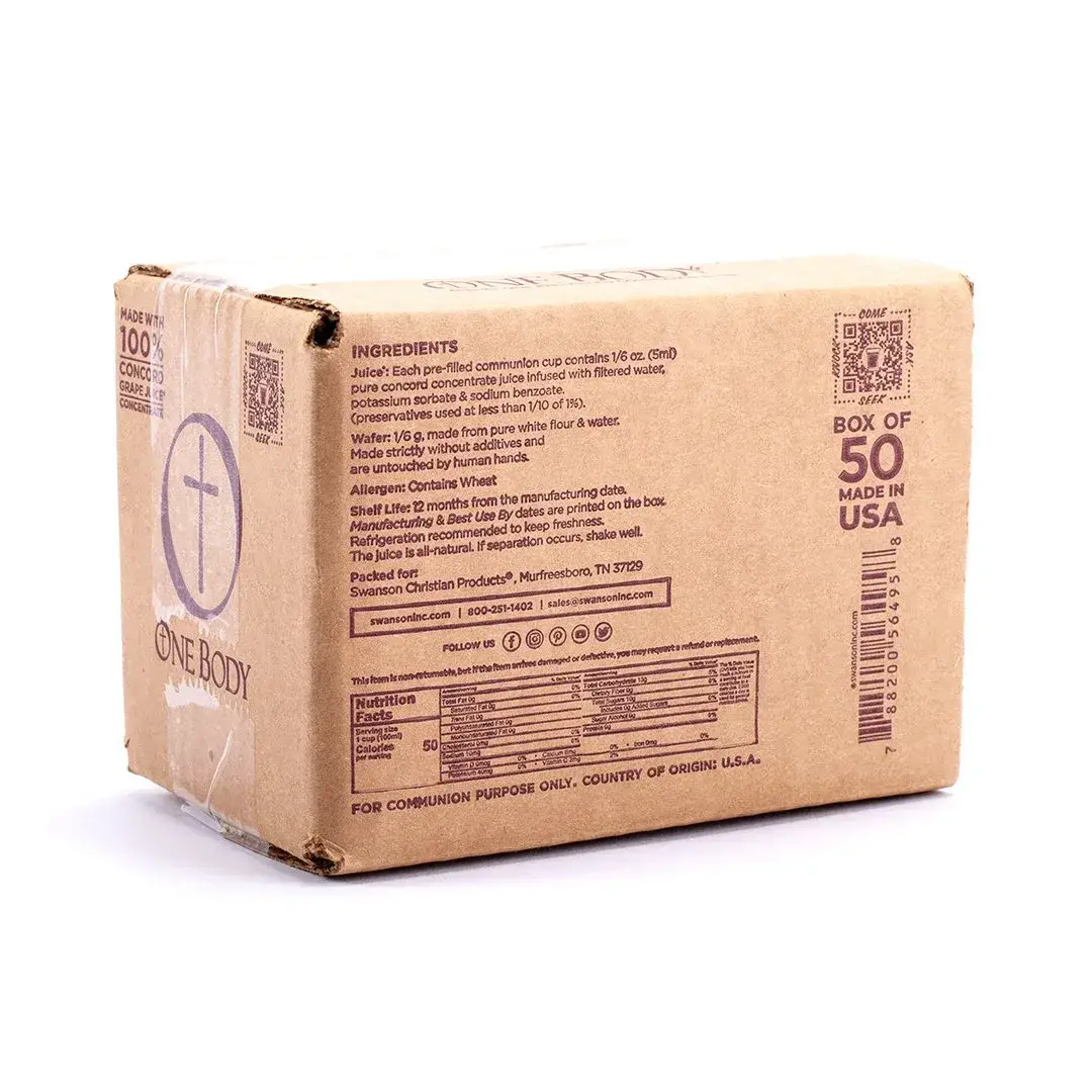 Swanson Christian Products - Wholesale Disposable Cup - Communion Cups One Body Prefilled 50Ct4