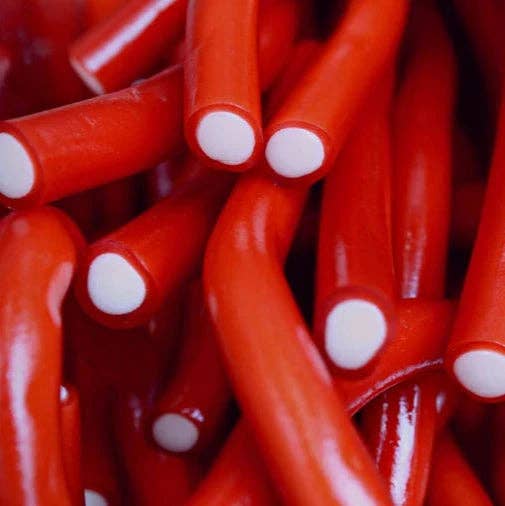 Sweetish- Swedish Candy Wholesale - Wholesale Gummy - Toms Swedish Strawberry Cables 5.5lbs0